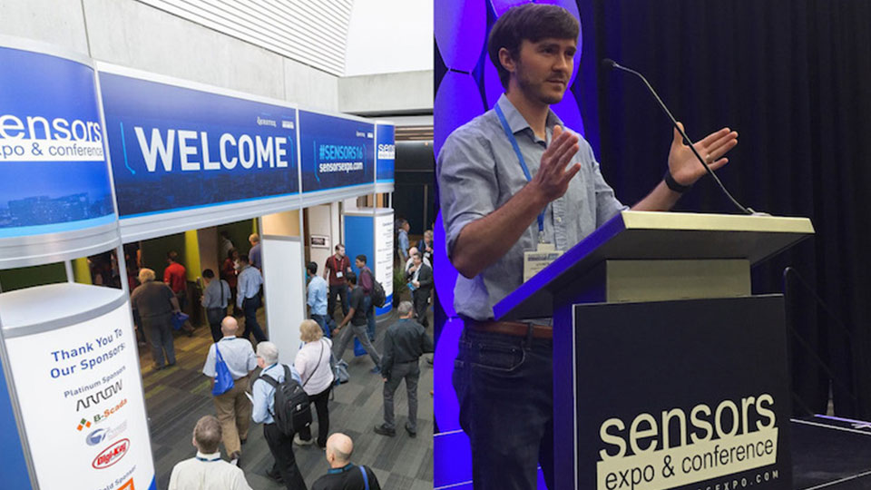 Arch discussing Industrial IoT and Artificial Intelligence at Sensors Expo